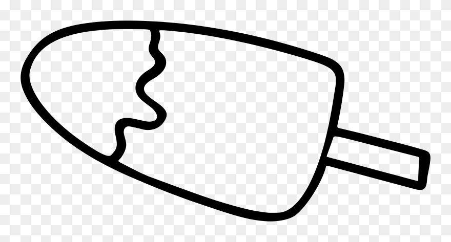 Ice Clipart Black And White 5 Cream , Png Download - Popsicle Black And White Ice Cream Clipart Transparent Png
