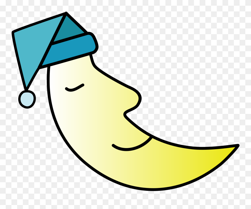 Sleeping Sleepytime Transparent & Png Clipart Free - Moon Sleep Clipart