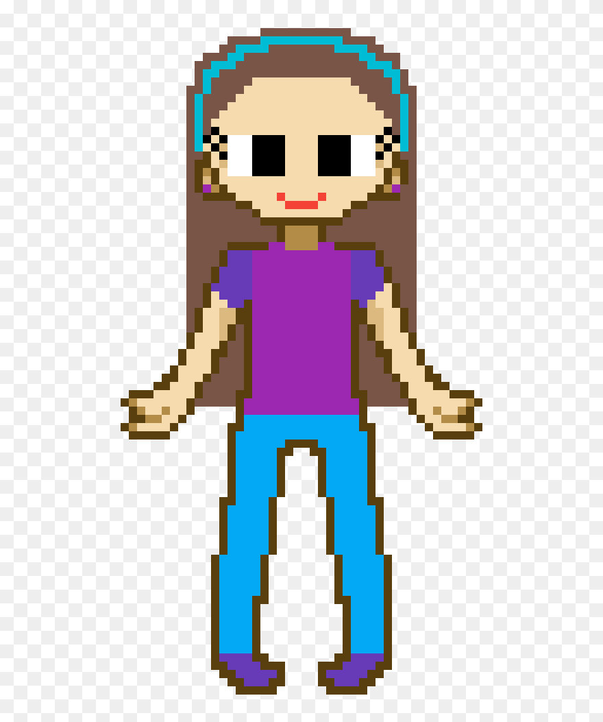 Transparent My Best Friend Clipart - Pixel Art Easy - Png Download