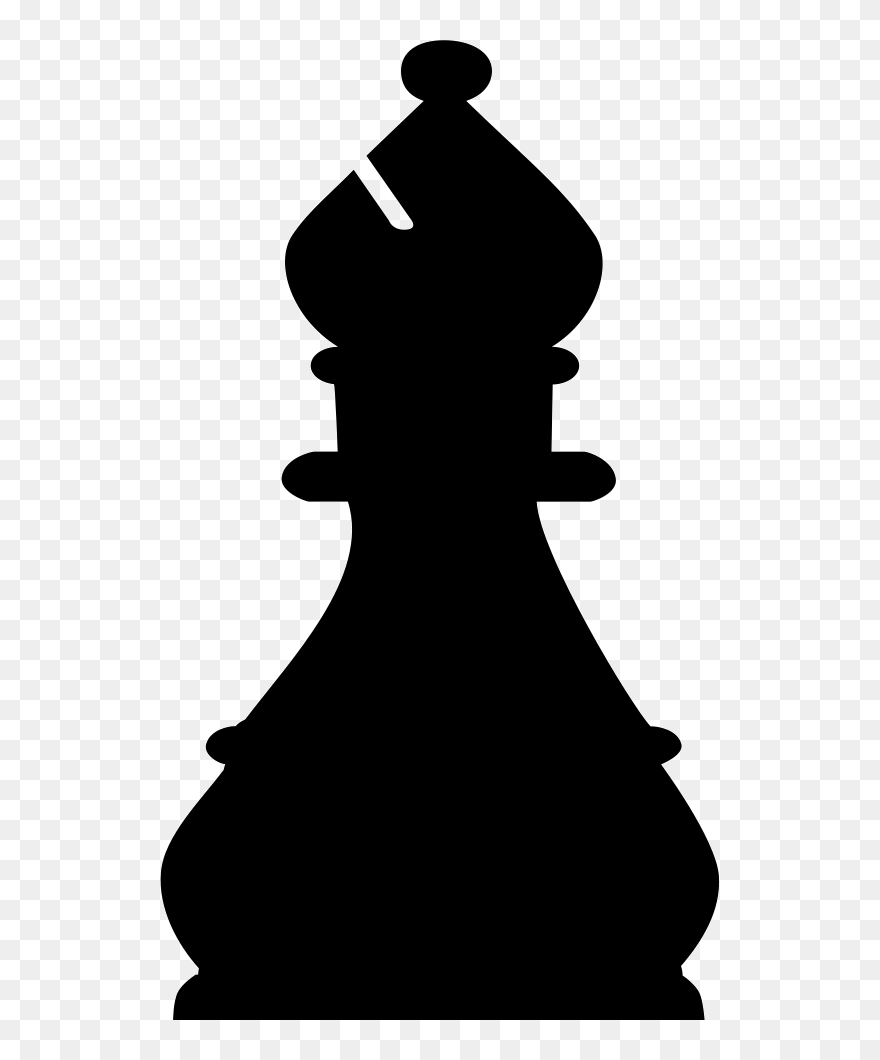 Chess Piece Bishop Queen King - King Chess Piece Svg Clipart