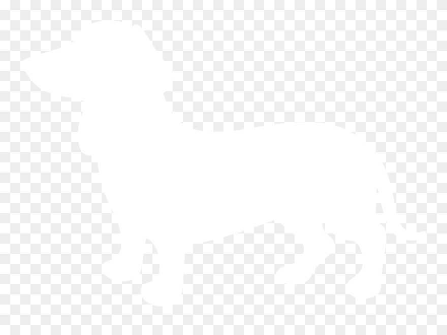 Library Of Sausage Dog Clipart Freeuse Stock Png Files - Wiener Dog Silhouette White Transparent Png