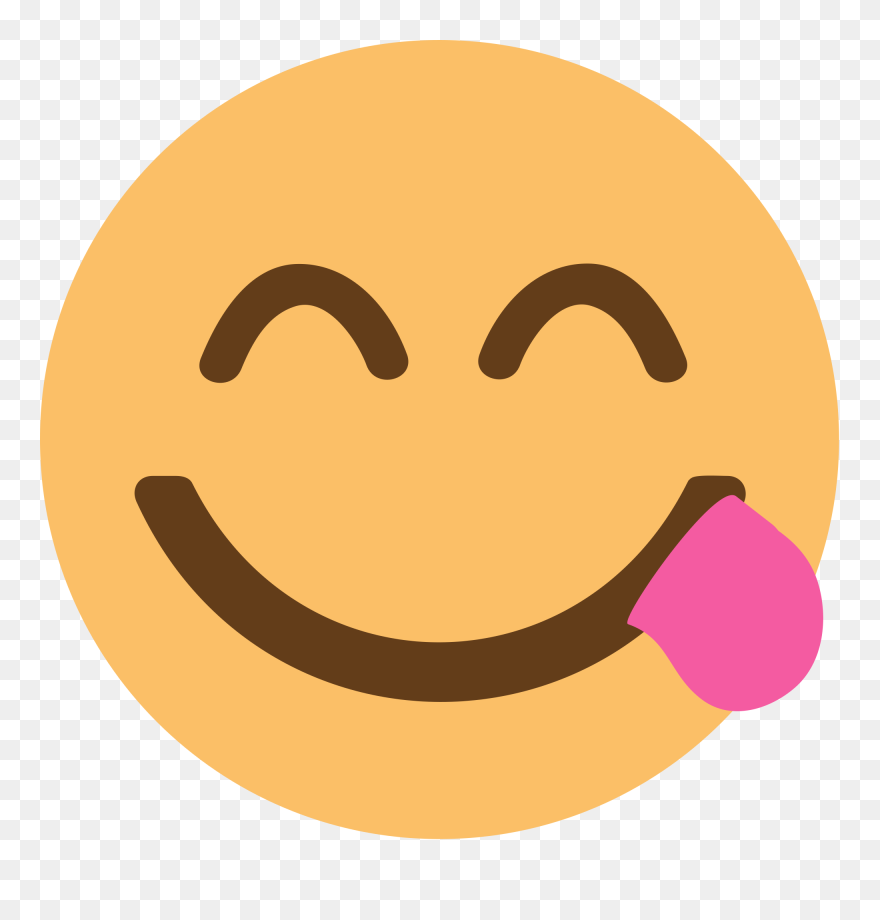 Yum Emoji Clipart - Yummy Emoji Clipart - Png Download