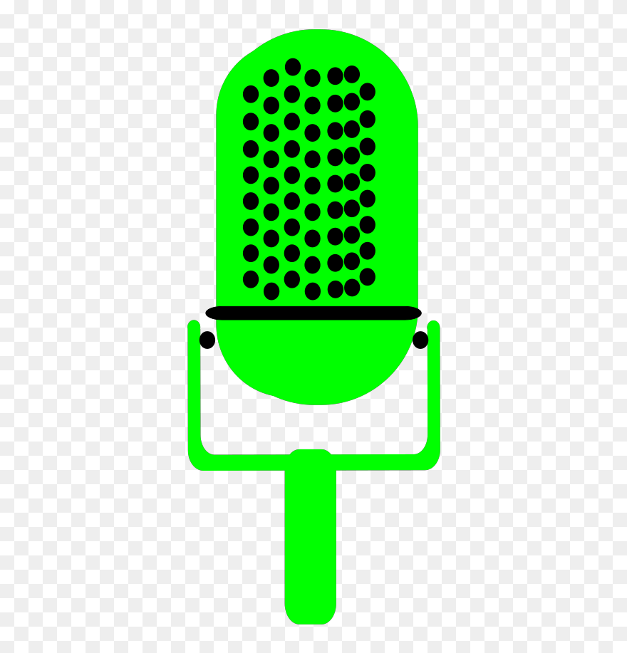 Microphone Red Clip Transparent - Png Download