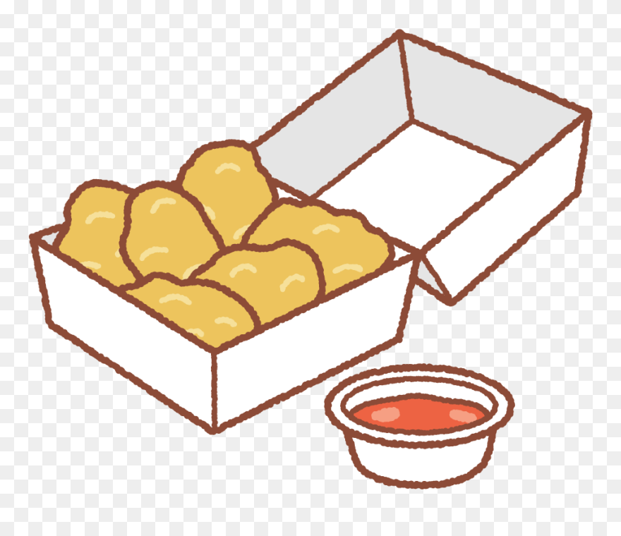 チキンナゲットのフリーイラスト
clipart Od Chicken-nugget - ナゲット イラスト - Png Download
