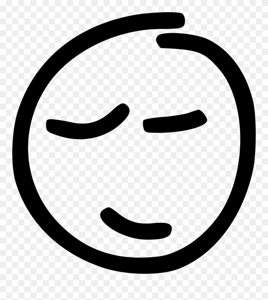 Smiley Relax Sleep Clipart