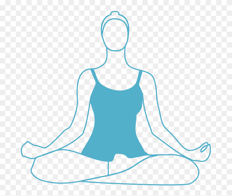 Transparent Yoga Clipart Black And White - Prenatal Yoga Art Png