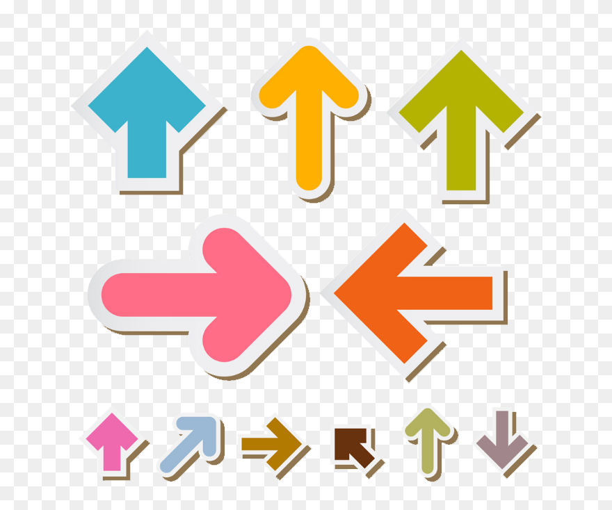 Arrow Vector Graphics Computer Icons Cursor Portable - Cute Arrow Vector Clipart
