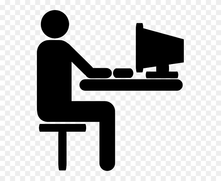 Computer User Clipart - Png Download