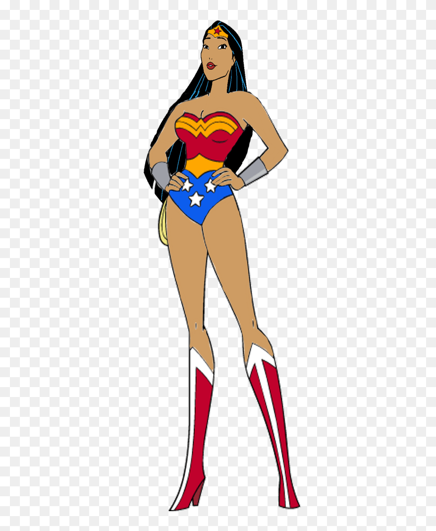 Princess Pocahontas As Wonder Woman By Darthranner83 - Pocahontas As Wonder Woman Clipart