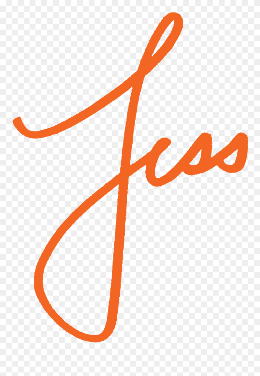 Jess Sig - Jess Calligraphy Clipart