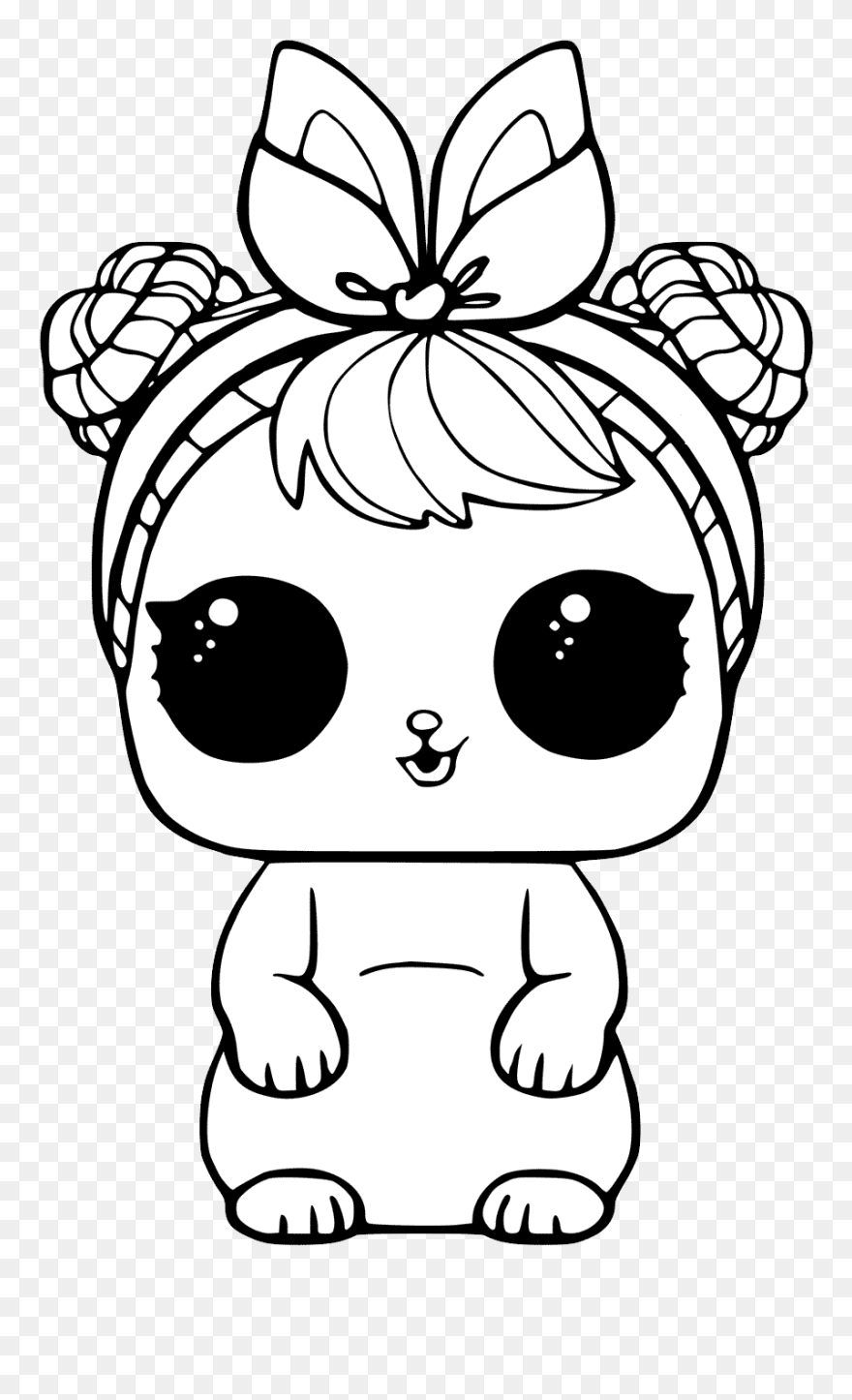 L - O - L - Surprise Doll Png - Lol Pet Coloring Pages Clipart
