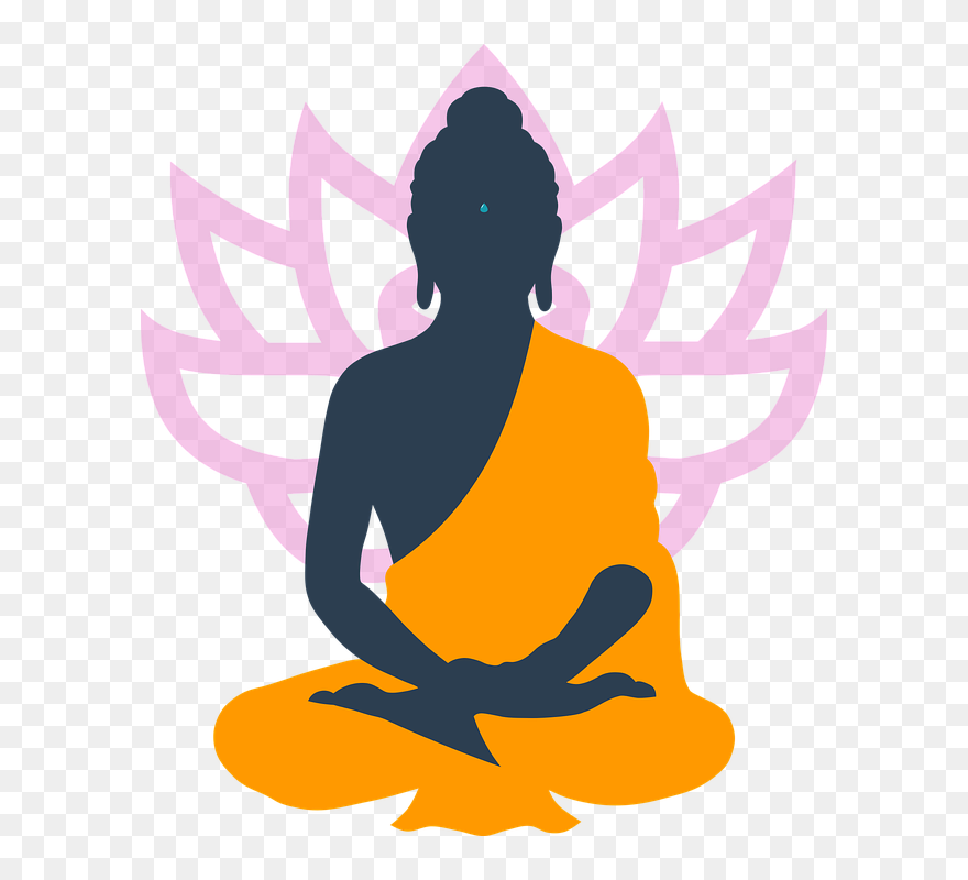 Meditation Buddha Meditate - Happy New Year Buddha Clipart