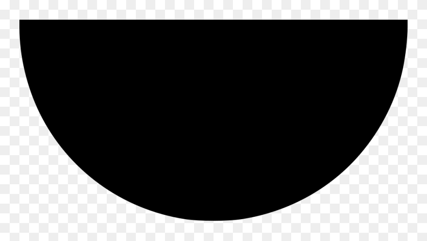 Semi Circle Png - Clip Art Badge Silhouette Transparent Png
