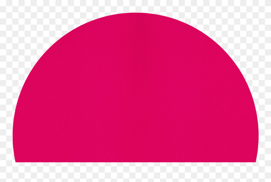 Semicircle Swat District Magenta Circle Transprent - Beanie Clipart
