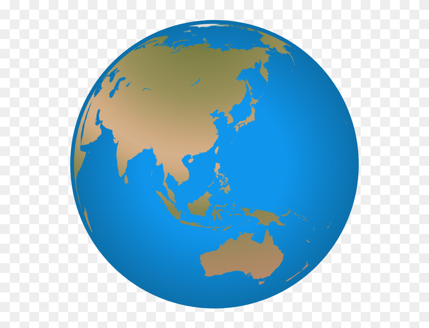 Globe Asia Clip Art - Globe Asia Png Transparent Png