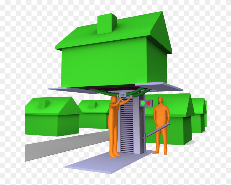 Beach House On Stilts Clipart Clip Art Transparent - Lifting House - Png Download