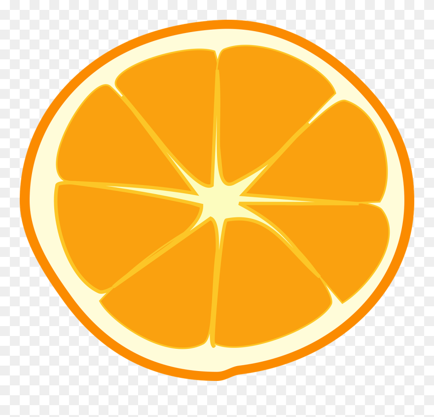 Orange Slice Drawing Png Clipart