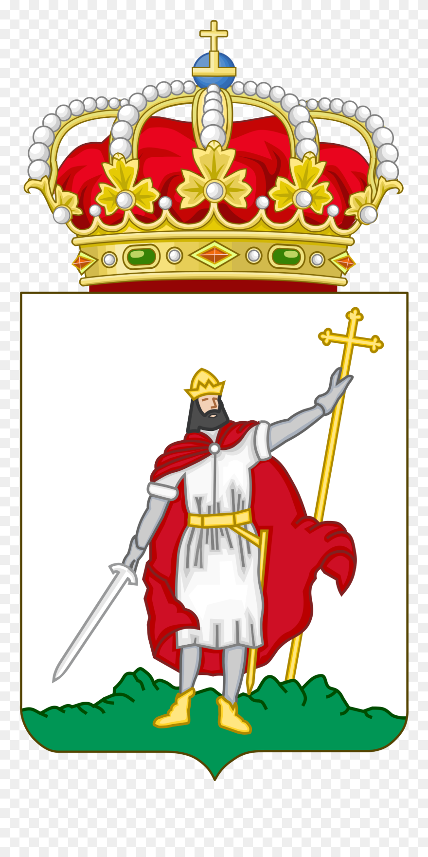 Spain Pastrana Coat Of Arms Clipart