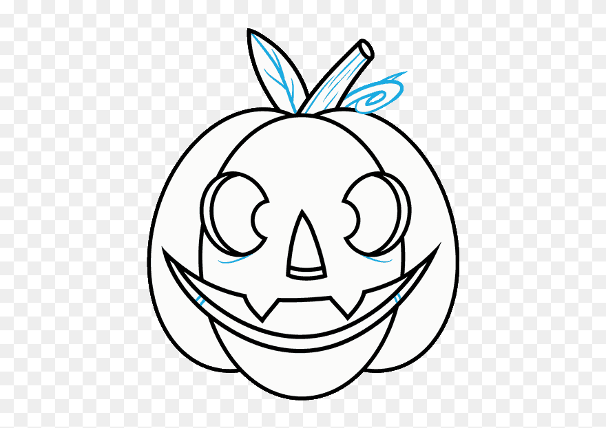 How To Draw Jack O Lantern - Jack-o'-lantern Clipart
