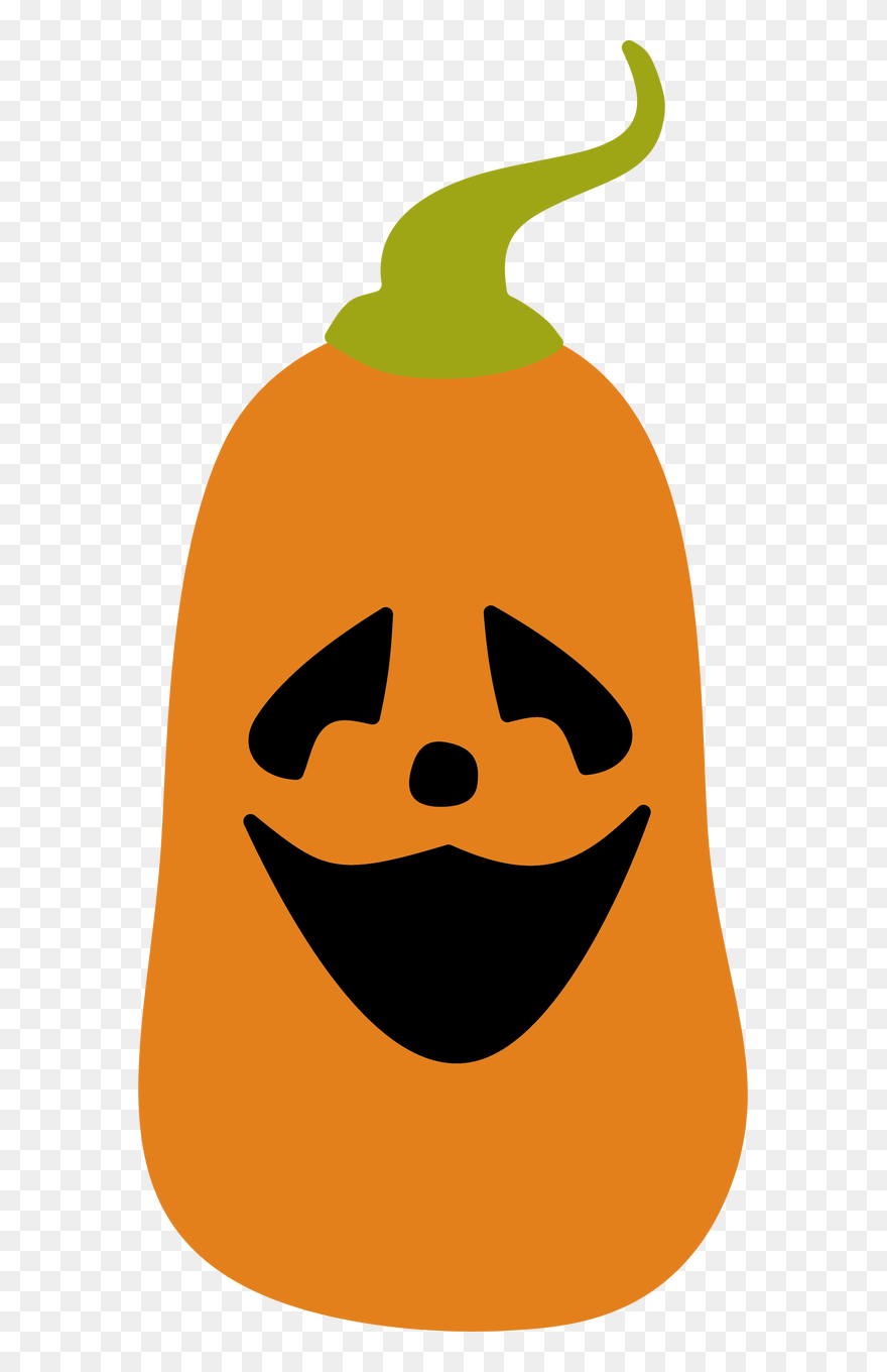 Jack O Lantern - Flat Icon Halloween Pumpkin Clipart