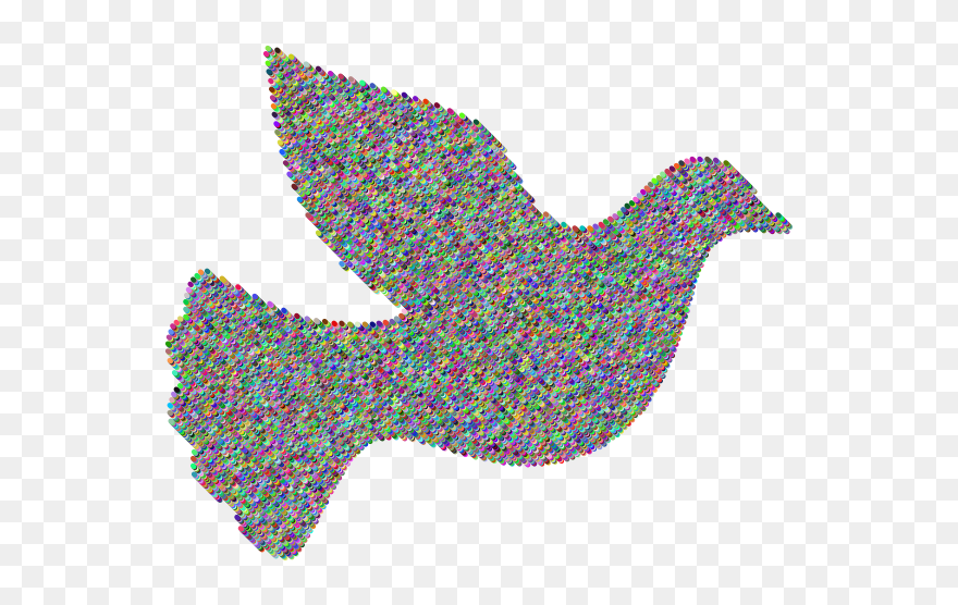 Peace Dove Geometric - Clip Art - Png Download