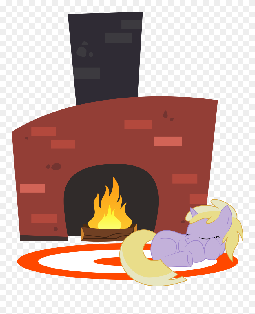 Transparent Fire Place Clipart - Mlp Fireplace Vector - Png Download