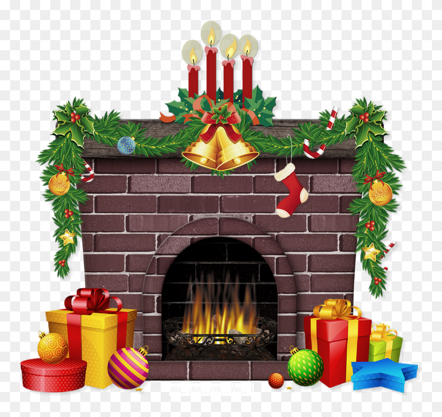 ❄️ Tube Noël, Cheminée Png - Gage Park Clipart
