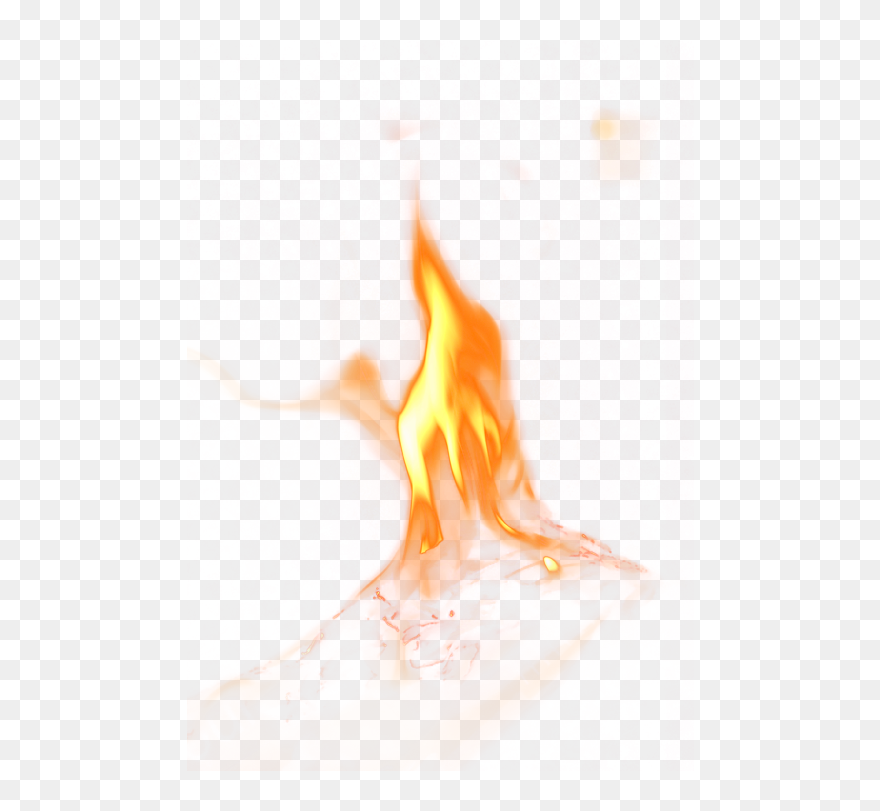 Fire Flame No Free Transparent Image Hq Clipart - Realistic Flame Png