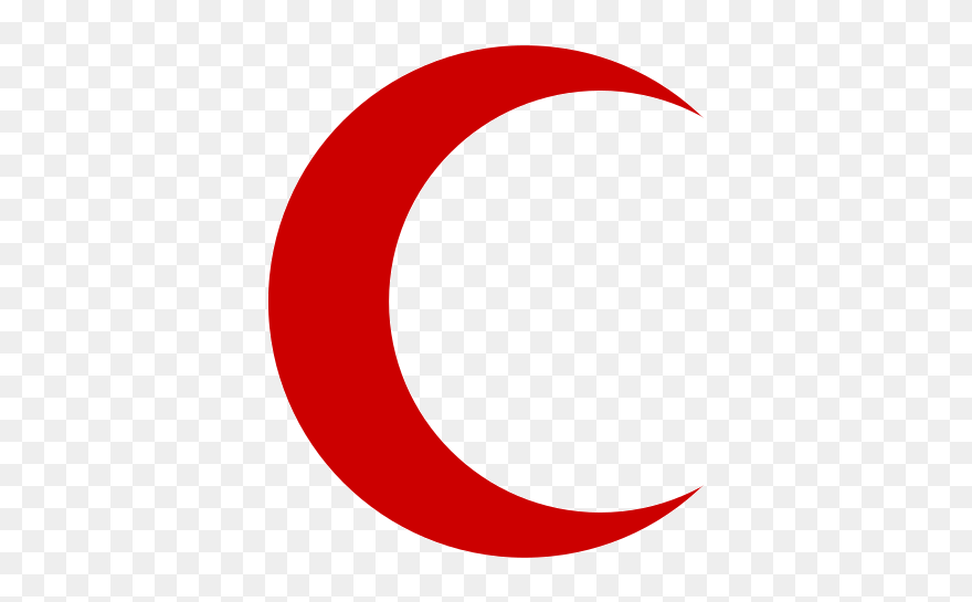 Flag Of The Red Crescent Svg Clip Arts - Red Crescent Moon Png Transparent Png