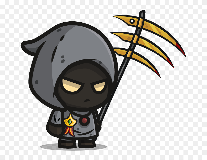 Grim Reaper Chibi Clipart