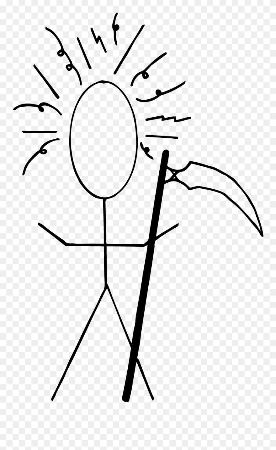 Two Pennies For The Grim Reaper - Circle Clipart