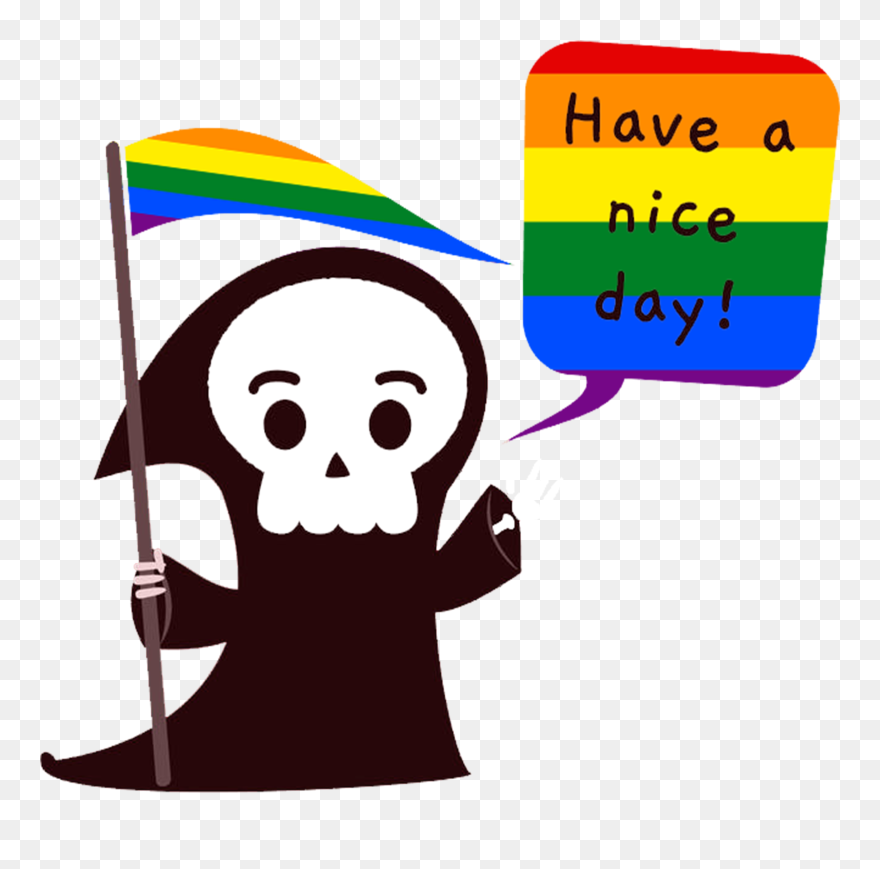 Gay Grim Reaper Clipart