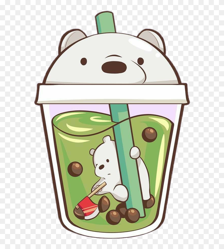 #freetoedit #cute #kawaii #bobba #bear #panda #bubble - Cute We Bare Bears Clipart