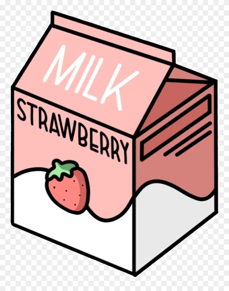 Transparent Strawberry Milkshake Clipart - Strawberry - Png Download