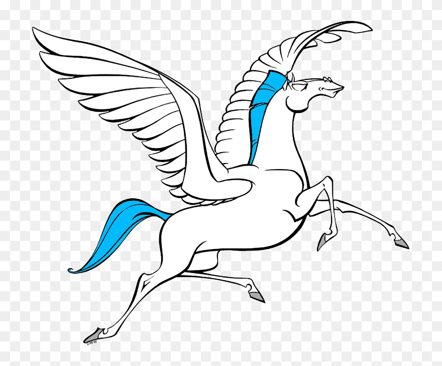 Hercules And Pegasus Clip Art - Hercules Disney - Png Download