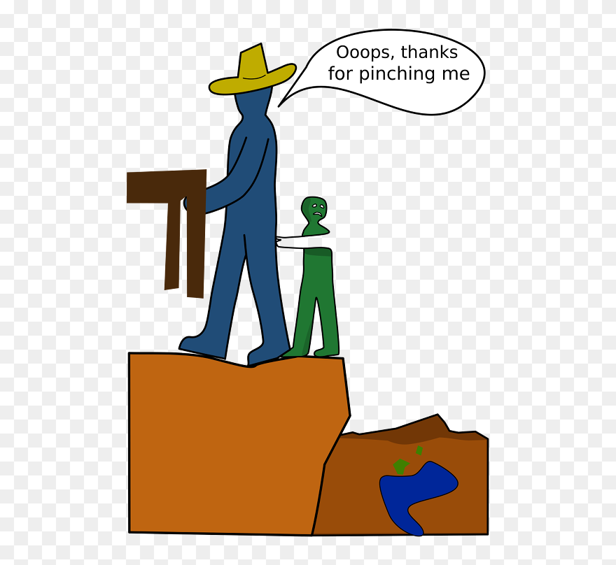 An Adult Is Backing Up While Moving A Piece Of Furniture Clipart