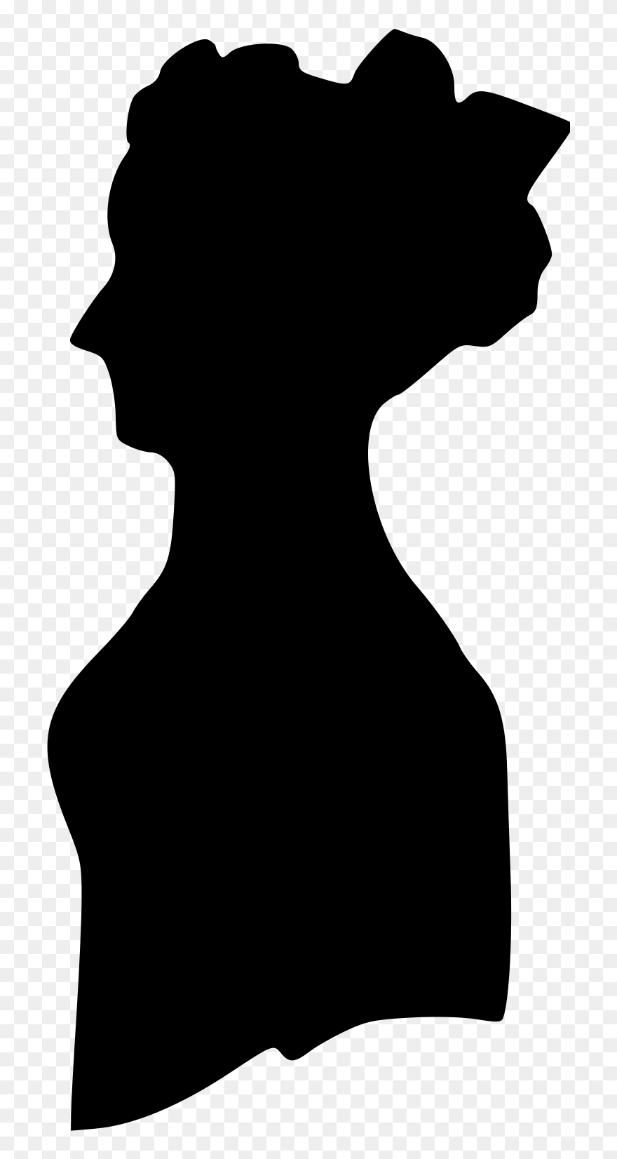 Adele Schopenhauer Vector - Silhouette Clipart