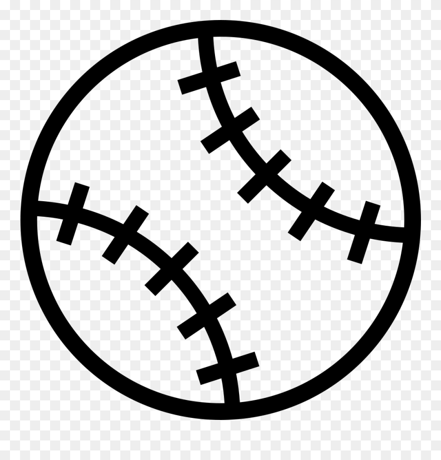 Baseball Outline Png Clipart