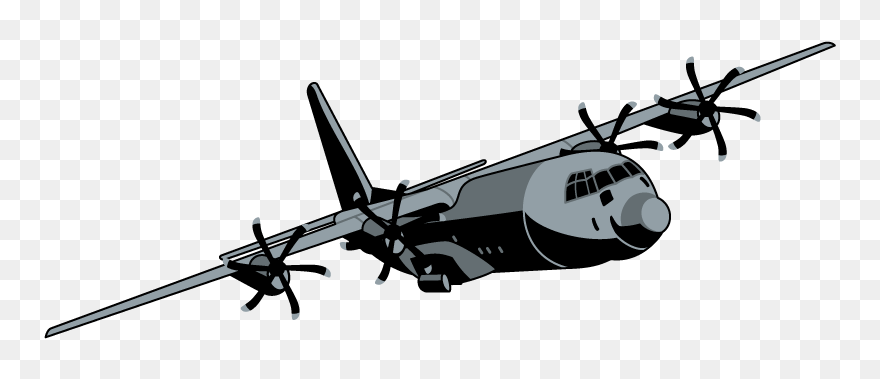 Lockheed Ac 130 Lockheed Martin C 130j Super Hercules - Silhouette C 130 Hercules Clipart