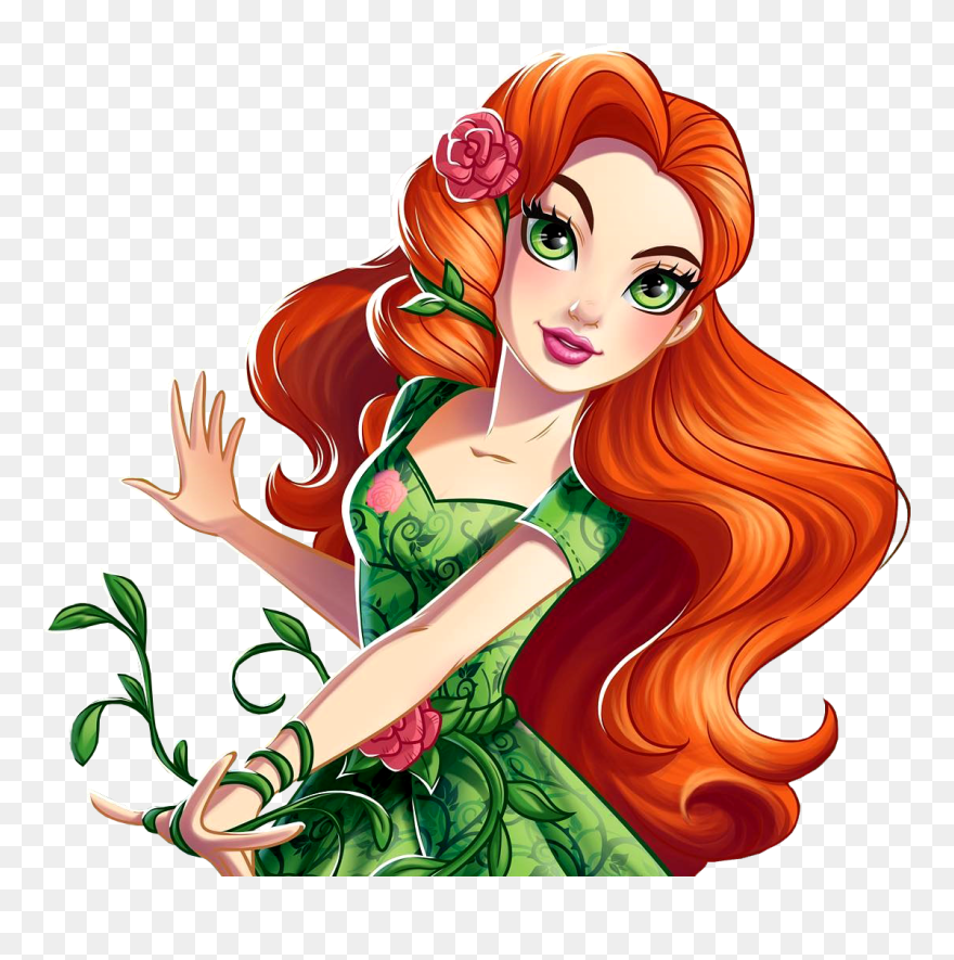 Superhero Poison Ivy Clipart - Ivy Dc Superheroes Girls - Png Download