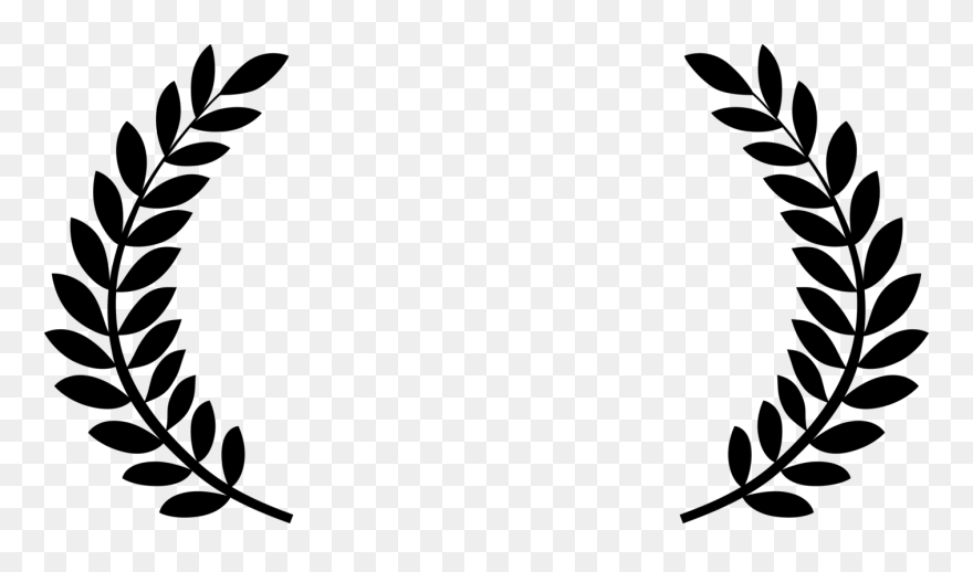 Line Art,plant,twig - Laurel Leaves Png Clipart