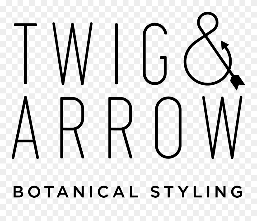 Twig & Arrow - Calligraphy Clipart