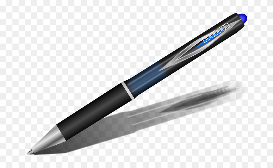 Ballpoint Pen Fountain Pen Clip Art - Pen Clipart No Background - Png Download