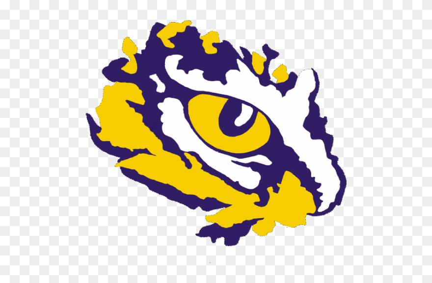 Lsu Tigers Football Louisiana State University Lsu - Transparent Lsu Tiger Eye Clipart
