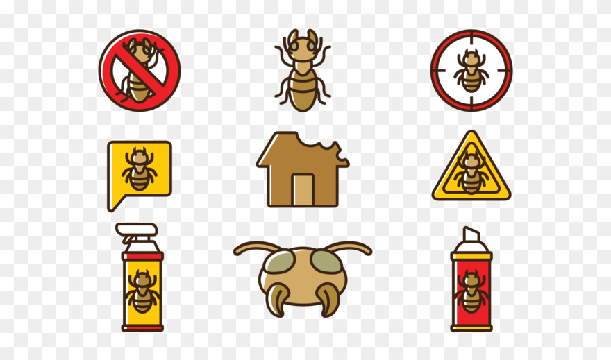 Termite Vector Icons - Termite Icons Clipart