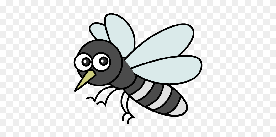 Mosquito Clipart Wing - Cartoon - Png Download