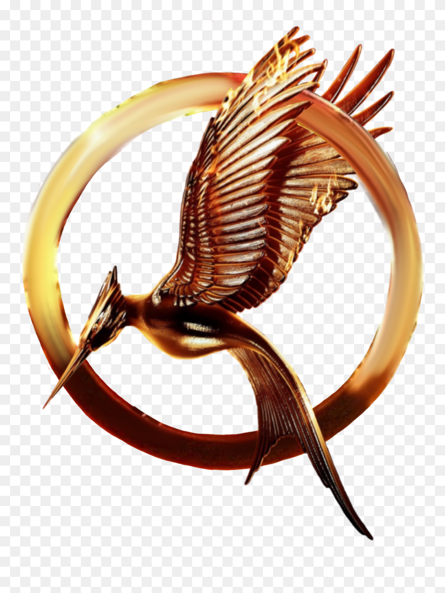Catching Fire Mockingjay The Hunger Games Logo Drawing - Mockingjay Hunger Games Logo Clipart