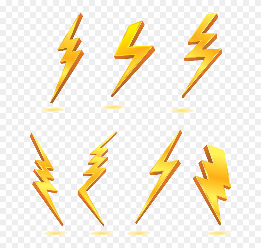 Lightning Strike Clip Art - Lightning Strike Drawing - Png Download