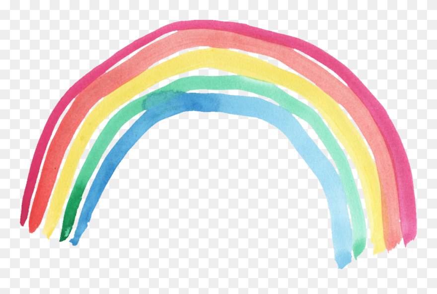 Rainbow Watercolor Png - Watercolor Rainbow Png Clipart