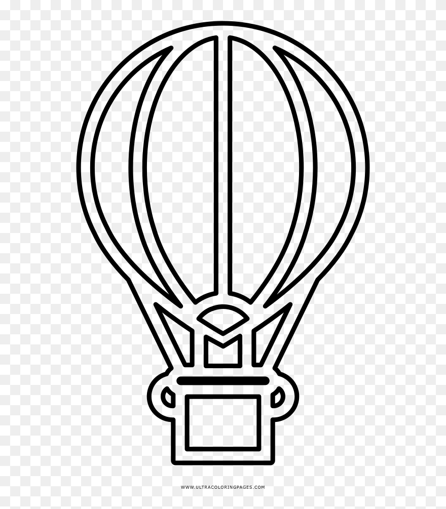 Zeppelin Drawing Coloring Page - Emblem Clipart